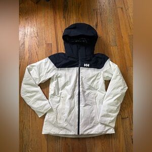 Helly-Hansen Womens Motionista LIFAloft Jacket, White Navy, Sz Small